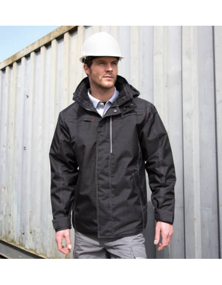 Jachetă de lucru cu structură din denim